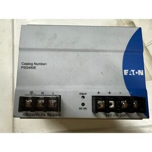 Eaton PSG480E Power Sensor Series Power Supply 100-240V AC Input 24V DC 20A